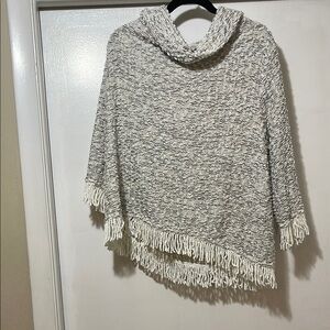 Cozy Gray and White Women's Sweater